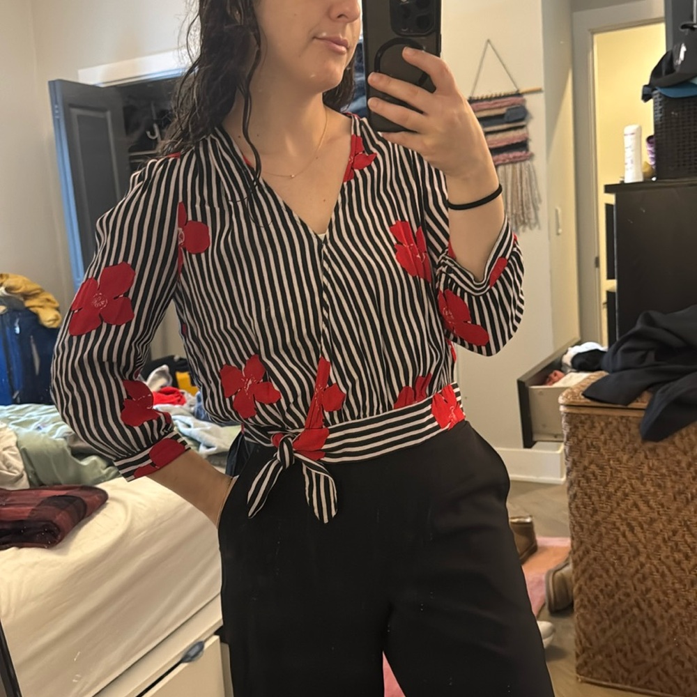 Cute Madewell blouse size small